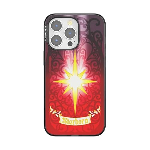 PopSockets iPhone 13 Pro Phone Case with MagSafe- Mirror Starborn