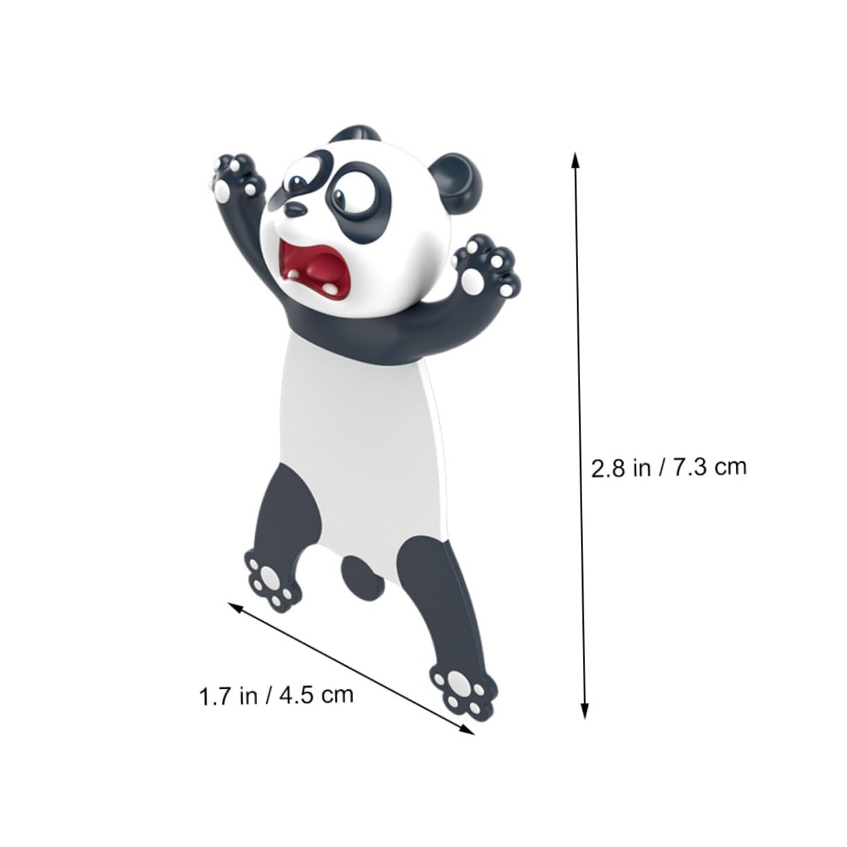 TEHAUX 3pièces Marque-pages Animaux Pvc Accessoire Scolaire Créatif Pour Garçon Fille Bookmark Original Pour Étudiants Pour Lecture Et Éducation