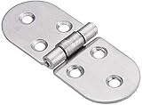 SGerste Stainless Steel Adjustable Half Round Door Butt Hinges Industrial Folding Hinge Furniture Hardware