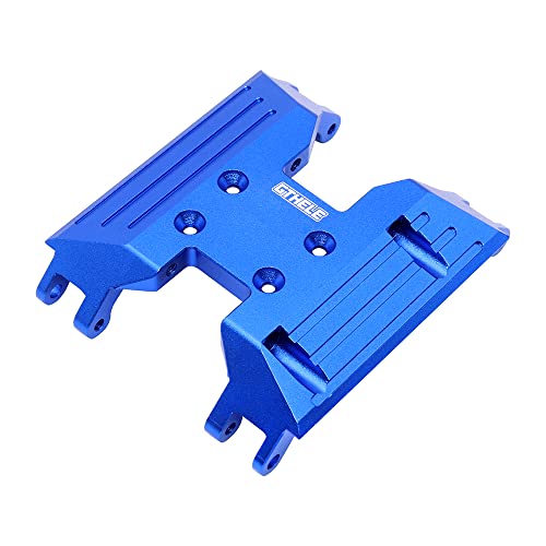 Image of Aluminum Chassis Skid Plate for Axial UTB18 Capra 4WD 1 /18 Trail Buggy Upgrade Part (Dark Blue)