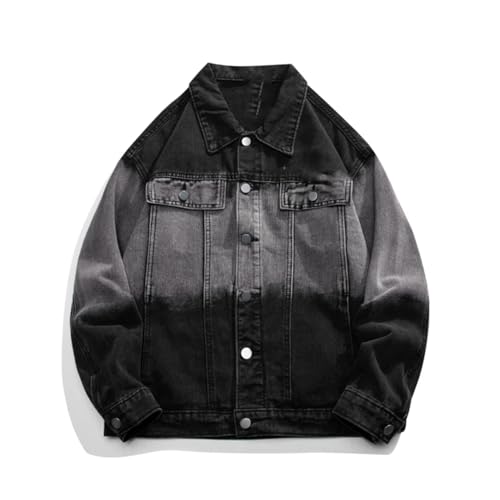 Veste en jean homme coupe ample et col rabattu chic - 7