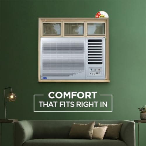 Image of Carrier 2 Ton 2 Star Window Air Conditioner (Estrella GX Series, R32, High Ambient Cooling up to 50C, Turbo Mode, Energy Saver, Sleep & Dry Mode, Auto Restart, 2026 Model, White) CAW24EC2R36F0