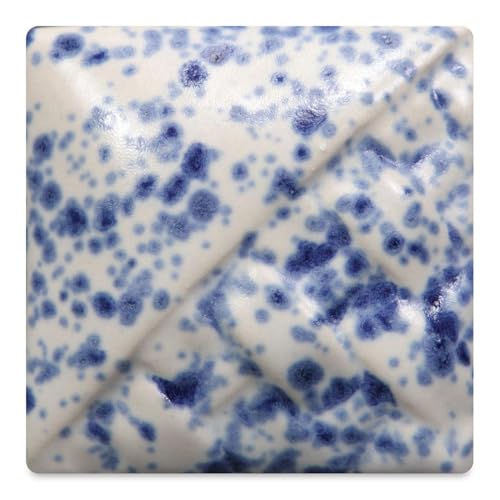 Mayco Stoneware Crystal Glaze - Blue Splatterware, Pint