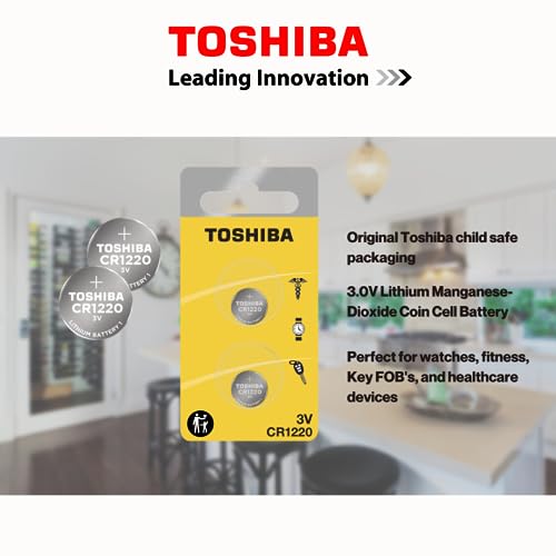 Baterías CR1220 Toshiba 3V Lithium 6 unidades miniatura 2