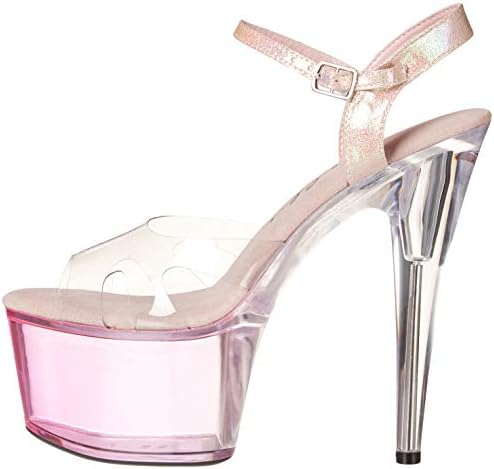 Ellie Shoes Women's Stiletto Sandal Heeled, Pink, 9 | Image 7