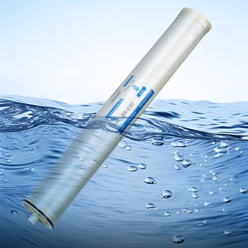 BW-4040 RO Membrane, BW 4040 Reverse Osmosis Membrane for Brackish Water Treatment, Desalination, Commercial, Industrial, Agricultural, Reverse Osmosis Replacement Filters 4