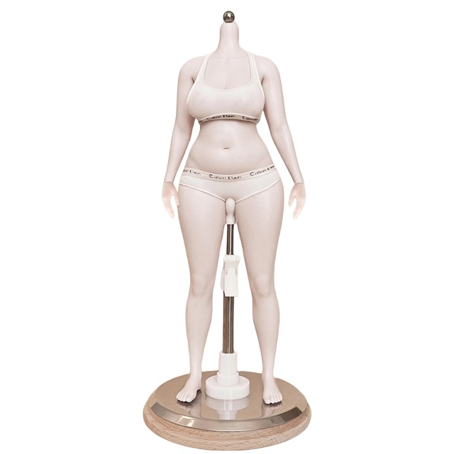 1/6　シームレス素体 足一体構造　サンタン肌 ショートカット女性ヘッド 1/6 シームレス素体 足一体構造 サンタン肌 ショートカット女性