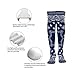 FCEVGRVPT Men's Fashion Winter Boot Socks Soft Stockings Dress Decor Long Stockings Compatible with Cool Navy Blue Paisley
