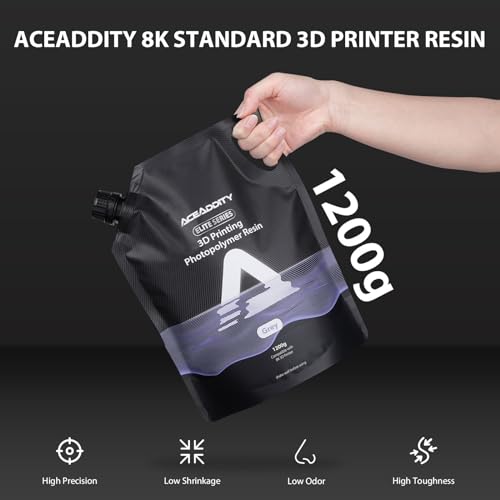 Resina Fotopolimérica Aceaddity Elite 3D 405 nm 1200g Grey - Fernando Cortés