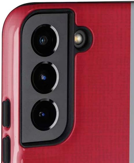 Skinit Pro Phone Case Compatible with Galaxy S22 - Officially Licensed Ohio State University OSU Buckeyes Split Design