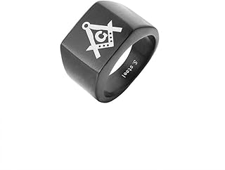 Vintageng Anéis masculinos anel maçonaria, totem runa de aço inoxidável, sol e lua nórdico norueguês, emblema de runa mítica medieval, amuleto de rock hip hop