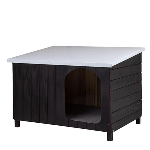 Casa Casinha Cachorro Criadeira Telhado Galvanizado Pequena N2 (Tabaco)