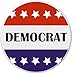 Democrat Stars 1.25â€ Button Pin Campaign Election Democratic Political Party