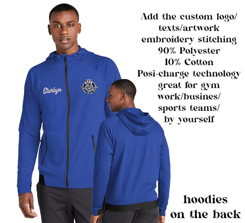 INK STITCH Men St570 Custom Embroidery Add Logo Texts Posichrge Strive Full Zip Up Jackets4