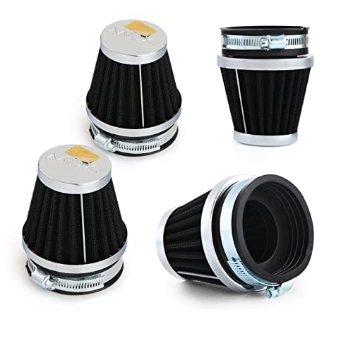 Innoglow Motorcycle Air Filters 54Mm 4Pcs Universal Air Intake Filter Pod For Most Yamaha Suzuki Kawasaki #TOP3