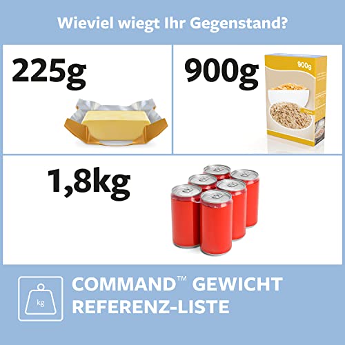 Command Dekorations-Clips, Transparent, Vorteilspack mit 40 Minihaken und 48 Kleinen Klebestreifen - Dekorieren ohne Löcher und Bohren – Ansicht 6