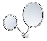 SMEDBO Badspiegel Art Kosmetikspiegel 2 Spiegel Schminkspiegel WK351