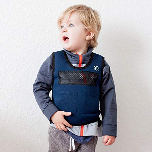 Weighted Compression Vest for Children (Ages 2 to 4) by Harkla - Helps