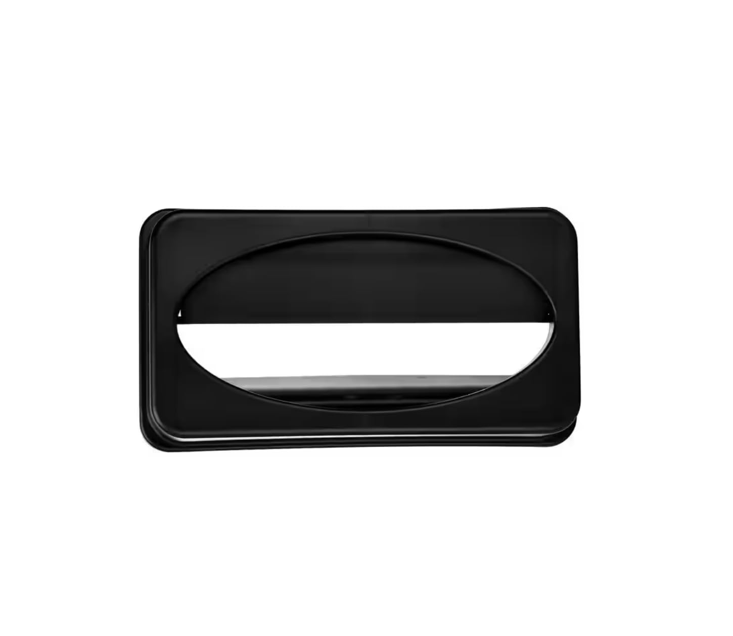 Slim 23-Gallon Black Drop Slot Swing Trash Can Lid VA46156