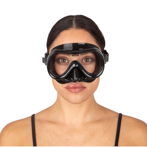 Seac Salina SLT, Masque de plongée en Silicone pour Hommes, Femmes et Enfants, idéal pour Le Snorkeling – vue 5