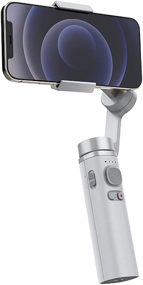 ygqzm smartphone gimbal 3 axis foldable handheld stabilizer metal selfie stick zoom control vlog live