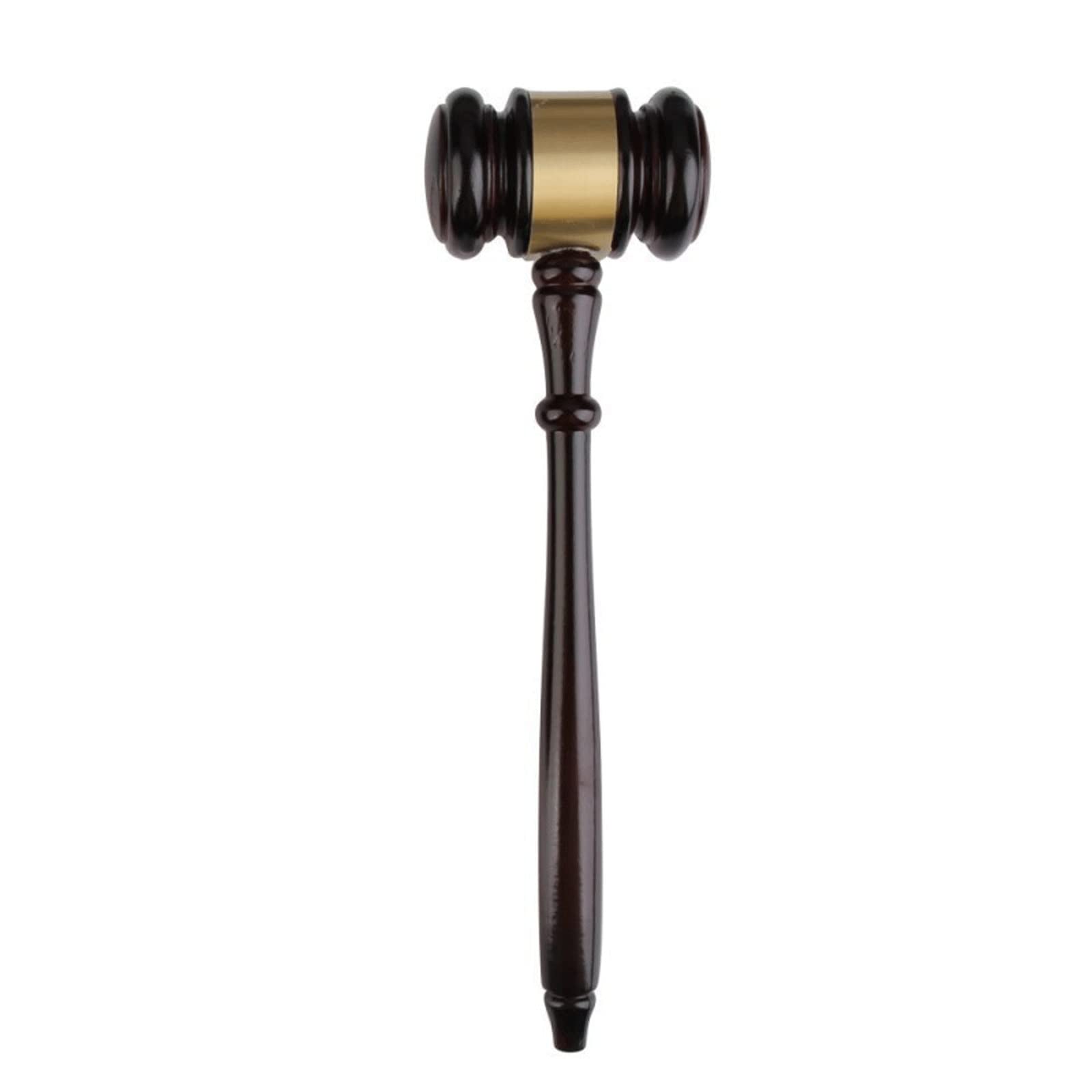 ZOIKOM Mallets， Wooden gavel auction hammer with sound block for attorney auction handwork Promotion
