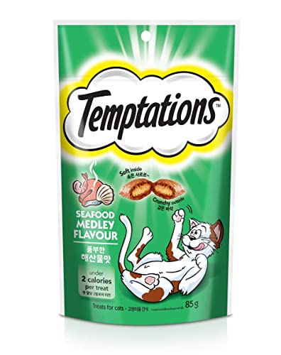 Whiskas Temptations Seafood Medley Cat Treats, 3.3 Oz #TOP17