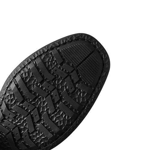 TinaCus Women's Soft Leather Handmade Round Toe T-Strap Buckle Low Stacked Heel Mary Jane Pumps Shoes4