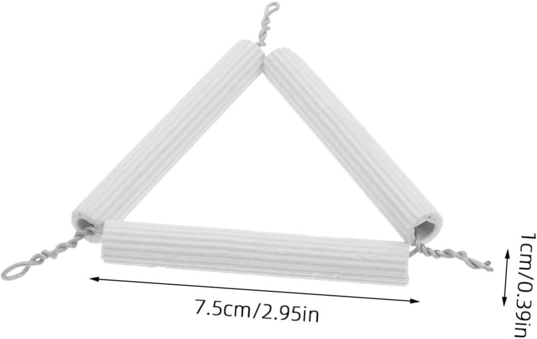 DOITOOL 6pcs Triangle Holder for Crucibles Durable Lab Clay Rack for Steady Support in Chemistry Experiments Essential Tool for Middle and High School Labs Reliable Wire Design