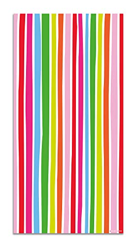 Panorama Agatha Ruiz de la Prada Alfombra Vinílica Motivos Básicos Rayas Colores 80x150cm - Alfombra Cocina Vinilo - Alfombra Salón Antideslizante e Ignífuga - Alfombras Grandes - Alfombras PVC