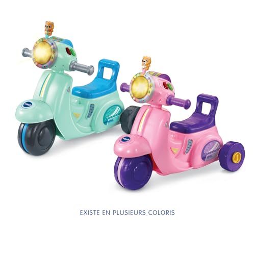 Véhicule Porteur VTech Scooter Interactif 3 en 1 – Évolutif, Rouleau GPS - vue 10