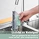 Reinigungsbürste, 3 Stück Fensterrillen Reinigungswerkzeug und 6 Ersatzpads, Reinigungsbürste für Magische, für Ecken, Badezimmer, Küche, Fliesenreinigung bürste,Grau, Grün, Beige