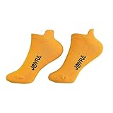 Joyful Fashion - Made in USA Colorful Cotton Athletic Ankle Footie Socks | Comfortable, Thick, Soft, and Supportive (as1, numeric, numeric_10, numeric_13, regular, regular, Yellow)