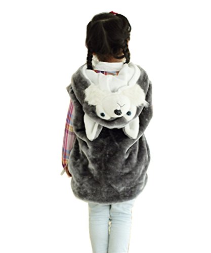 Disfraz de cosplay con capucha animal para niños unisex miniatura 3
