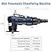 2 in 1 Air Chamfer Tool,Mini Pneumatic Chamfering Tool,45° Arc Corner Beveling Trimming Handheld Machine with 1/4 Inch Air Inlet for Metal,Wood,PVC Deburring (Blue)