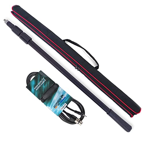 keepdrum BP0003 Boompole Câble de 2 m + MC008XJ XLR 3 m