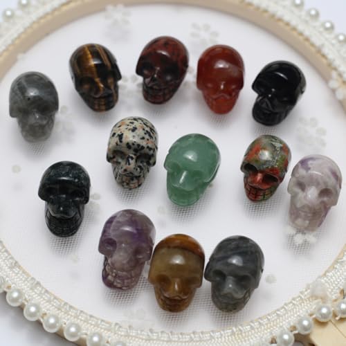 Figura decorativa de piedra natural en set de 7 piezas miniatura 5