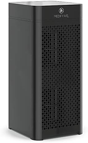 Medify Air MA-40 Air Purifier with H13 True HEPA Filter | 840 sq ft Coverage | for Allergens, Wildfire Smoke, Dust, Odors, Pollen, Pet Dander | Quiet 99.7% Removal to 0.1 Microns | Black, 1-Pack