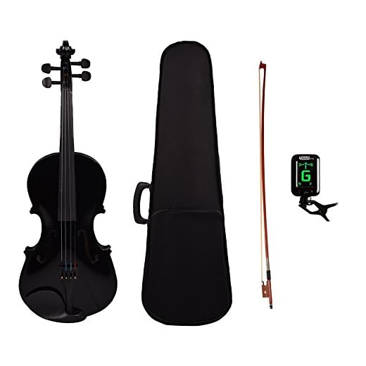 Kadence Vivaldi Violin, Pine Top Combo (Hard Case, Bow,Rosin and Tuner)