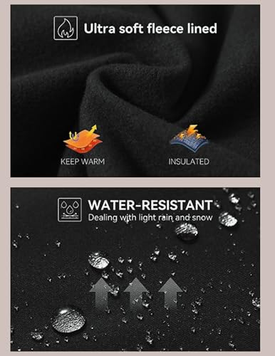 VIMPEP Fleece Lined Dress Pants for Women High Rise Flare Soft Feeling Pull On Work Yoga Pants for Cold Weather 11024