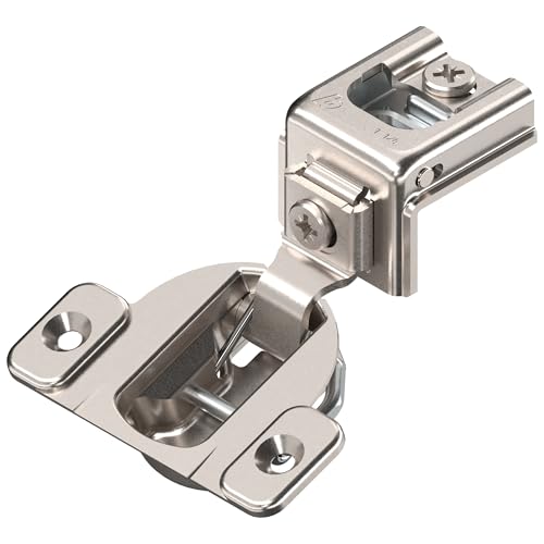 Blum 39C355B.20x50S 1-1/4" Overlay Soft Close Cabinet Hinge, Nickel Plated Steel, Nickel Finish (Pack of 50) by Blum - Image 3