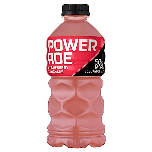 POWERADE Straw/Lemonade, 28 Fl oz