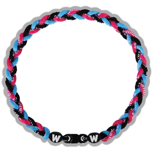 Image of Willtok Premium 18inch Baseball Necklace w /Nylon Tri-Braided Rope Tornado Design