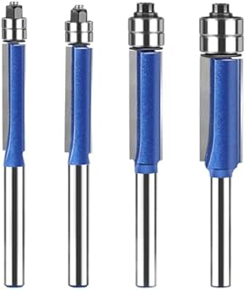 Cryfokt 4PCS Flush Trim Router Bit Set