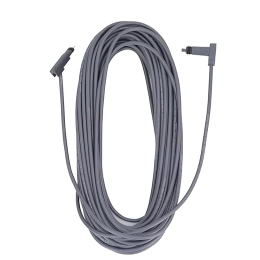 Kit de Internet Starlink Cabo de Substituição de Satélite Retangular de 30Pés para Satélite Retangular Starlink V2,Extensão de Cabo Starlink Com Tampas Finais, Cinza à Prova D'água