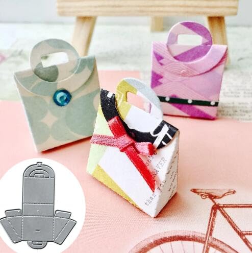 3D Gift Box Metal Die Cuts,Merry Christmas Party Candy Box Cutting Dies Cut Stencils DIY Scrapbooking Decorative Embossing Paper Party Wedding Card Making