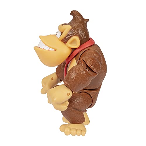 Super Mario Nintendo 6' / 15 cm große Donkey Kong Actionfigur mit beweglichen Funktionen, ideal zum Spielen und Ausstellen für Kinder und Sammler ab 3 Jahren
