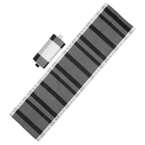 Toile de rechange pour chaise longue pliante rayée avec coussin de jardin - 2