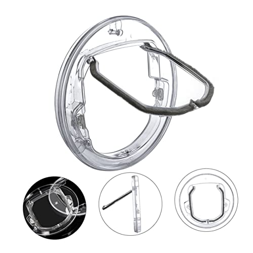 SEWOART Pet Door Cat Door Hole Indoor Dog Gate Access Plastic Microchip Activated