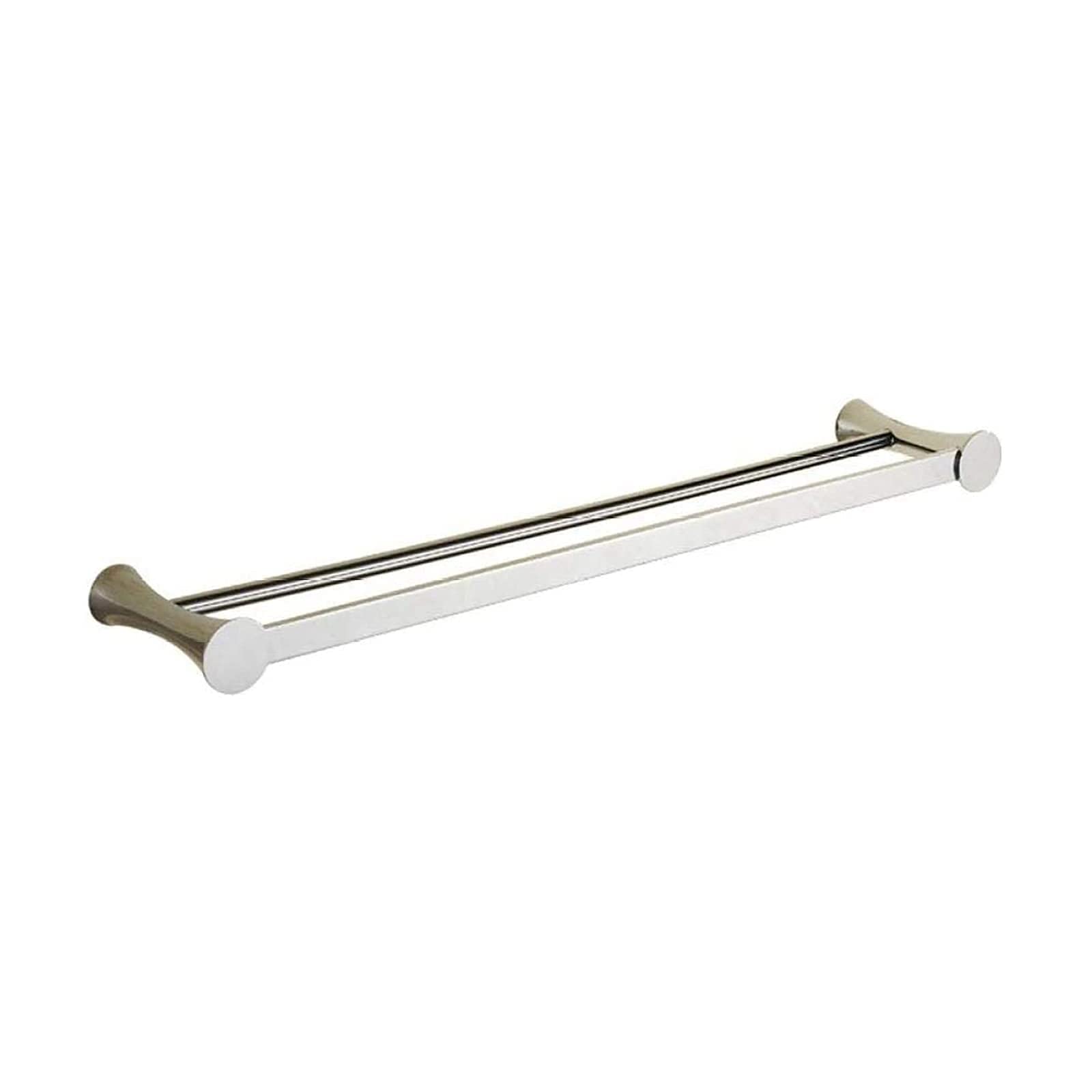 Porte-serviettes de salle de bain en cuivre chromé brillant, cintre de tour durable